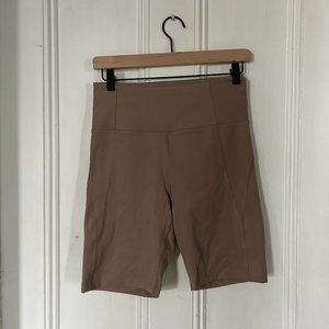 Girlfriend Collective Medium bike shorts in SAND